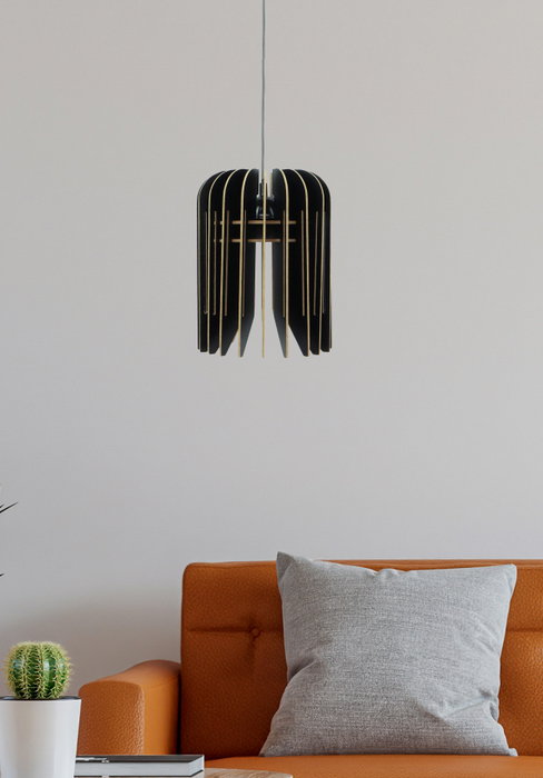 Opviq Lámpara de araña 211-LS Diseño Tulipán Negro Opviq Lámpara de araña 211-LS Diseño Tulipán Negro